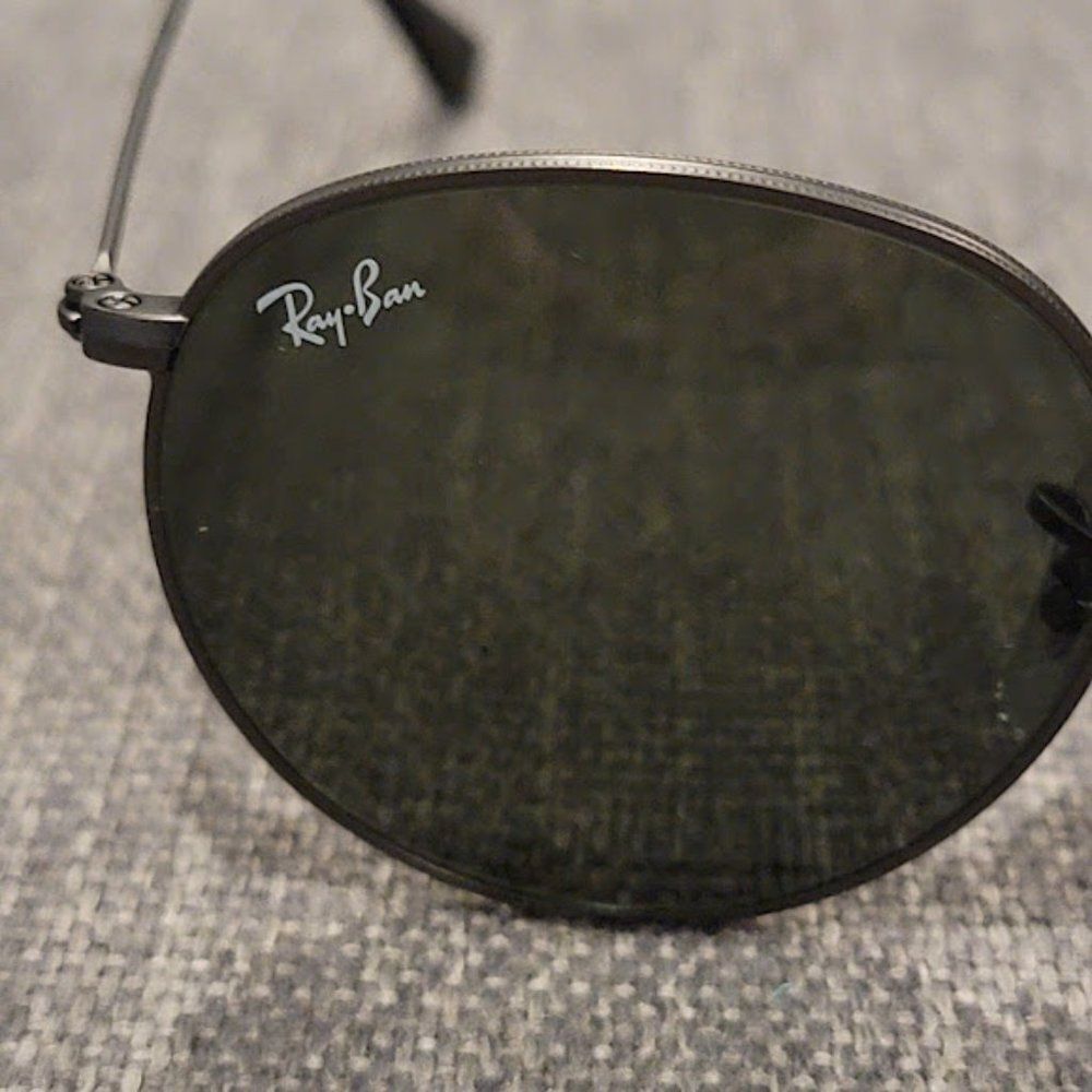 Ray-Ban Men's Gray Round Metal Classic Sunglasses R… - Picture 4 of 8